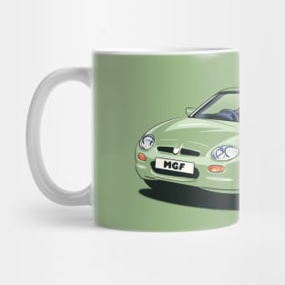 MG MGF Alumina Green Car Mug